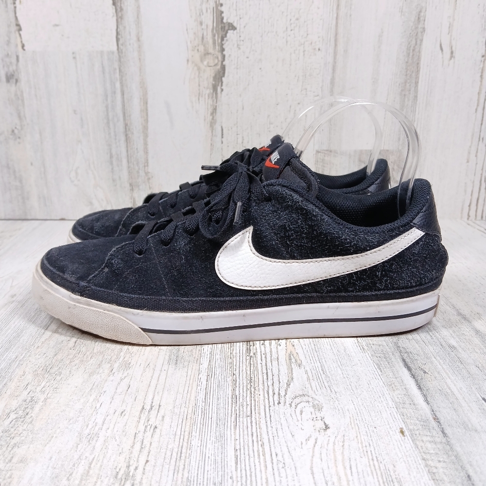 Nike SB Chron 2 Black Suede Low-Top Skateboarding Sneakers #242‎